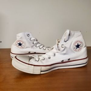 Brand new without box white converse high top shoes sneakers